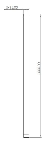 Flush large zijaanzicht